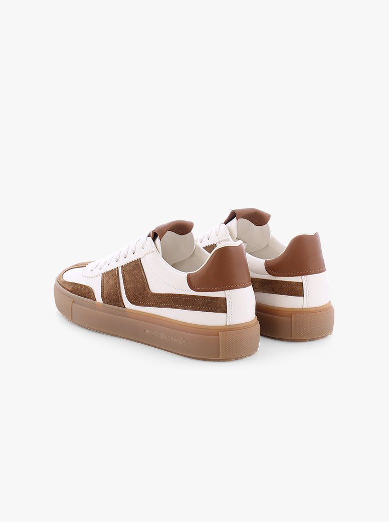 Leni caramel / white