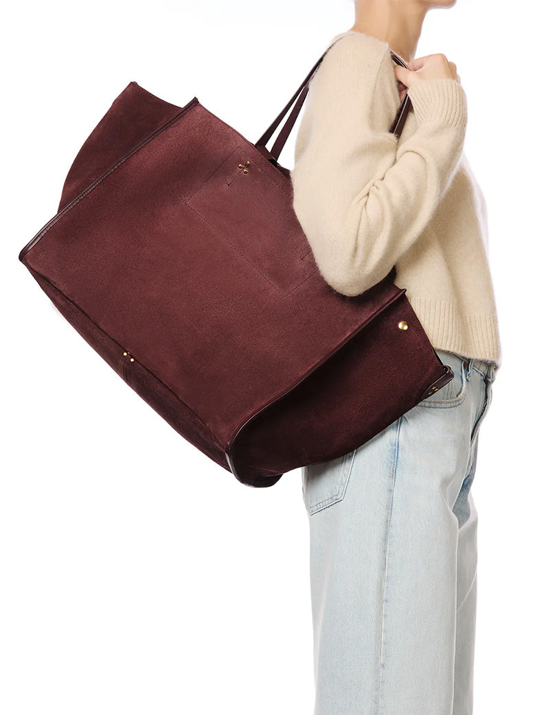 Leon Large brule suede
