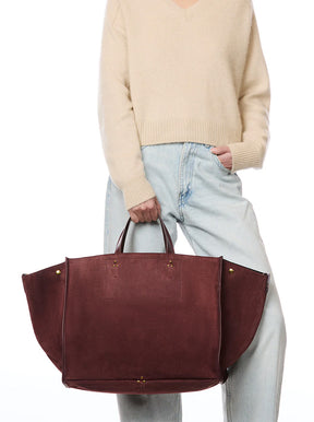 Leon Large brule suede