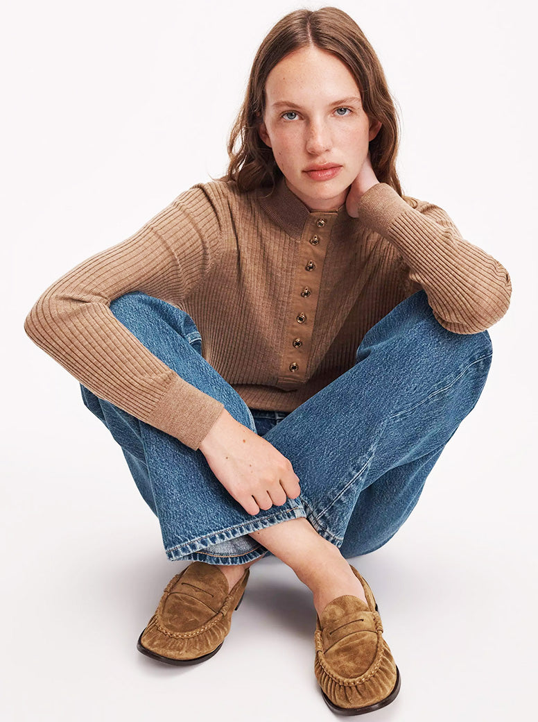 Lexi Loafer tan suede