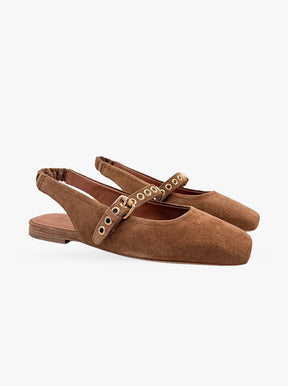 Lexie golden brown suede