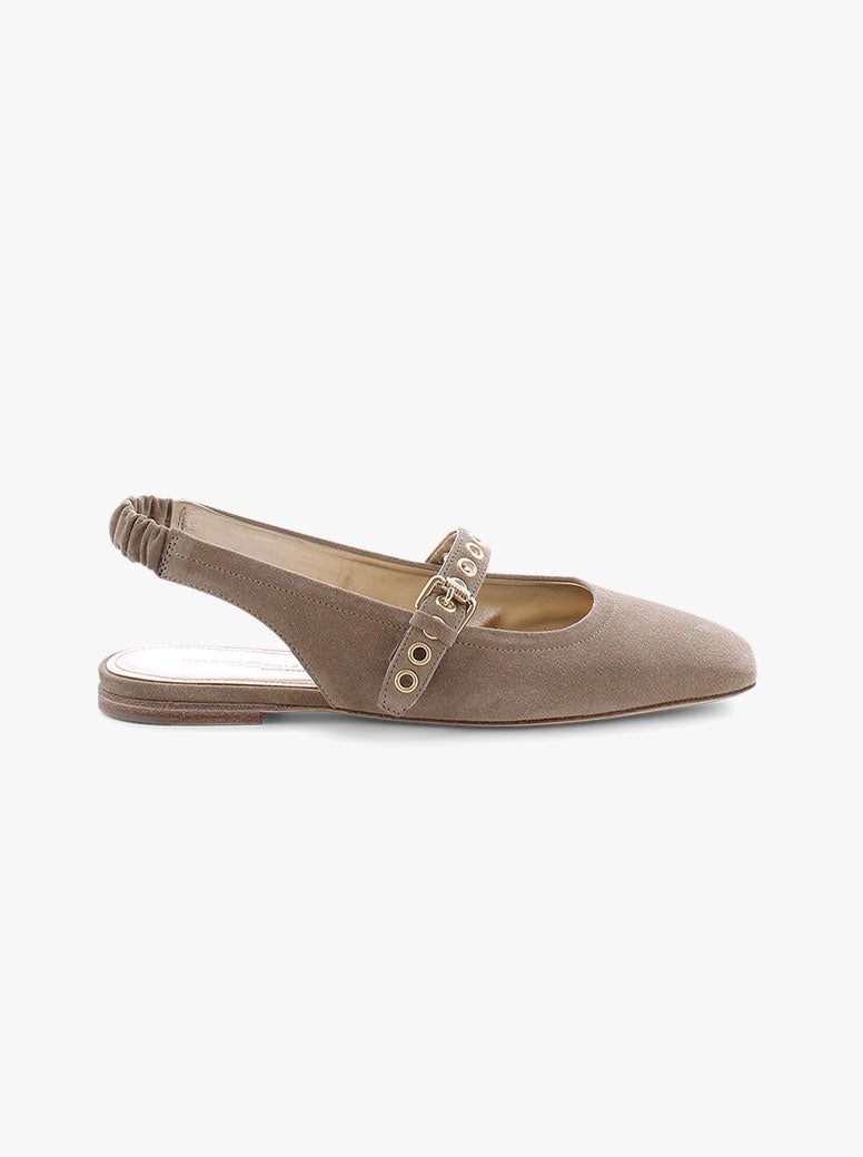 Lexie taupe suede