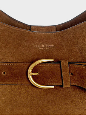 Lexington Bucket golden brown suede