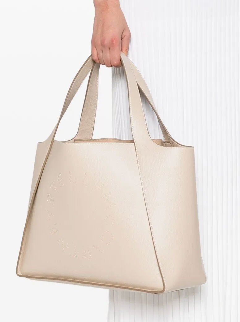 Logo Tote cream