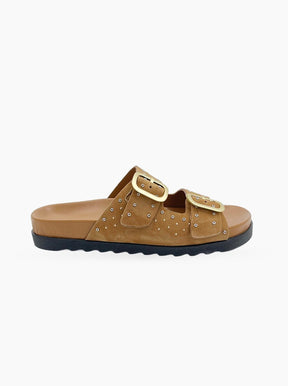 Lotus tan suede