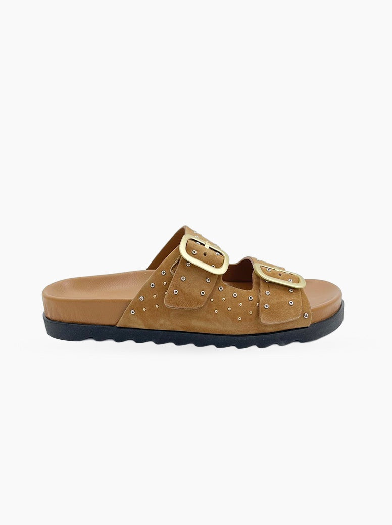 Lotus tan suede