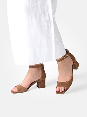 Lyric tan suede