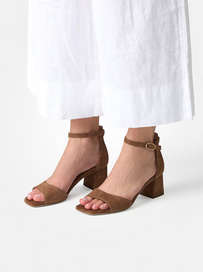 Lyric tan suede