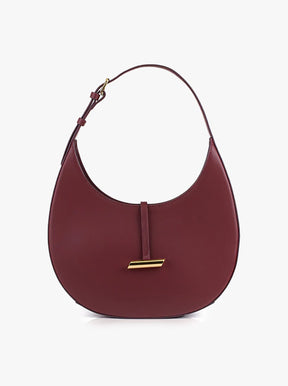 Moon Shoulder Bag burgundy