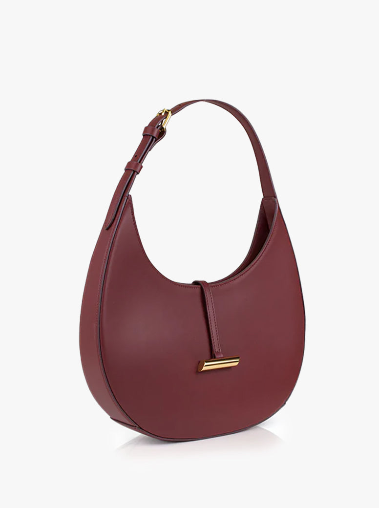 Moon Shoulder Bag burgundy