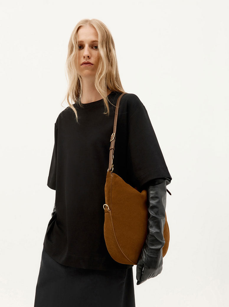 Mr Leopard gingerbread suede