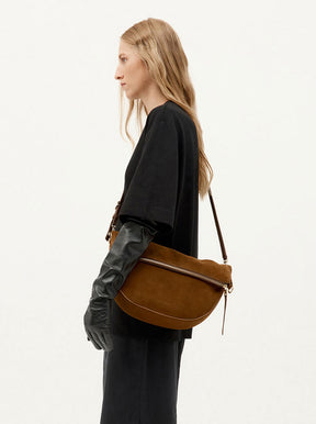 Mr Leopard gingerbread suede