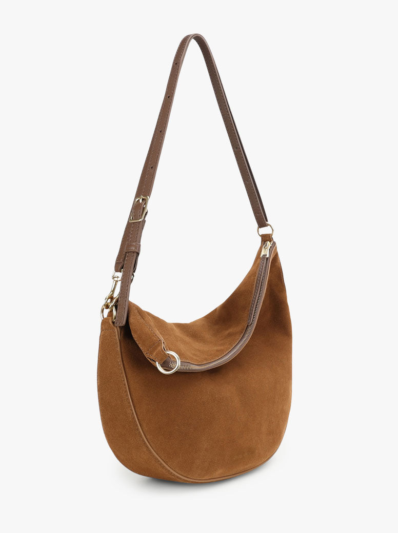 Mr Leopard gingerbread suede