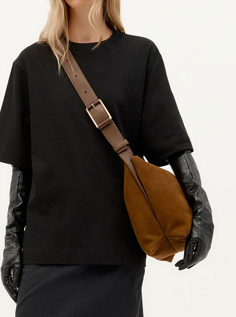 Mr Midimese gingerbread suede