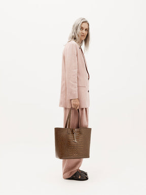 Mr Porter Tote toffee croc