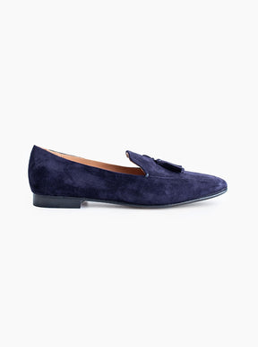 Magda blue suede