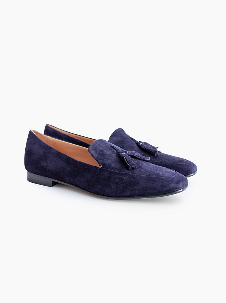 Magda blue suede