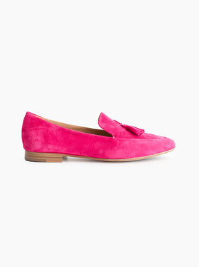 Magda pink suede