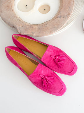 Magda pink suede