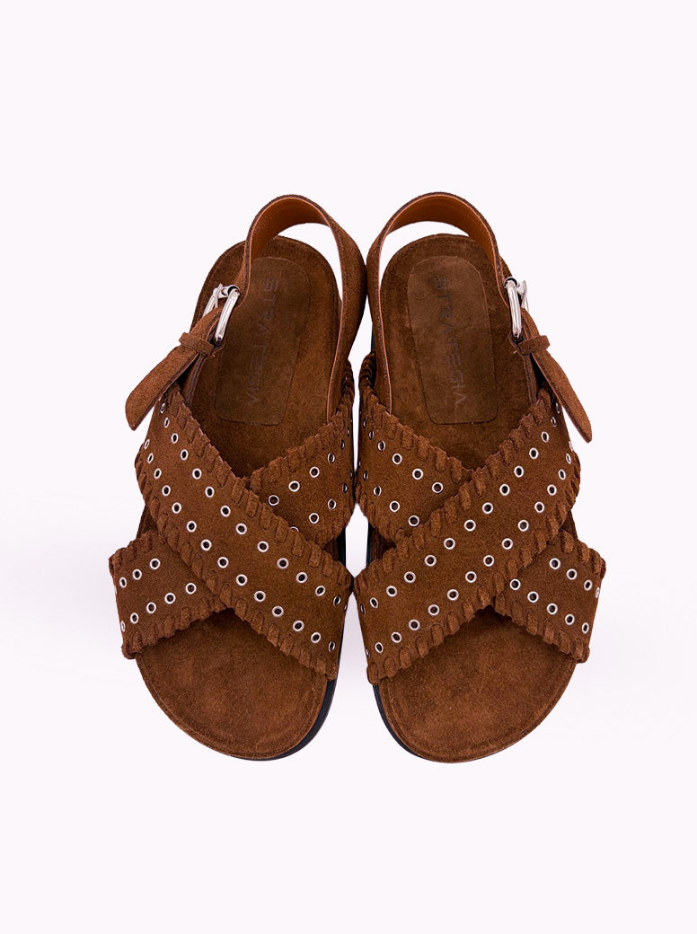 Makari chocolate suede