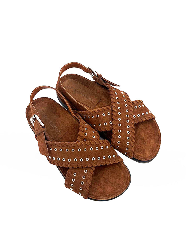 Makari chocolate suede