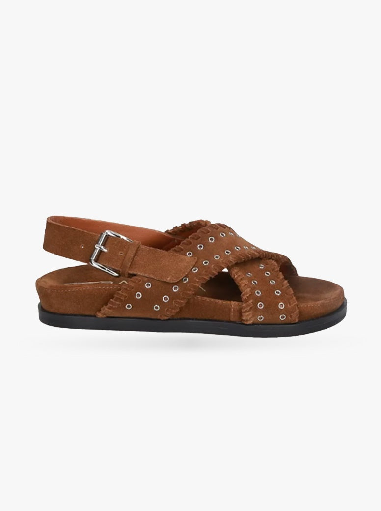 Makari chocolate suede