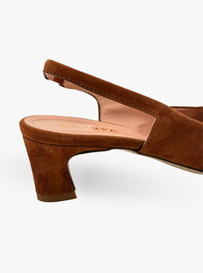 Marea caramel suede