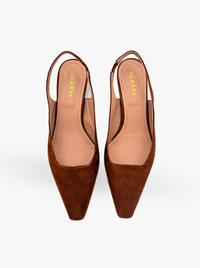 Marea caramel suede