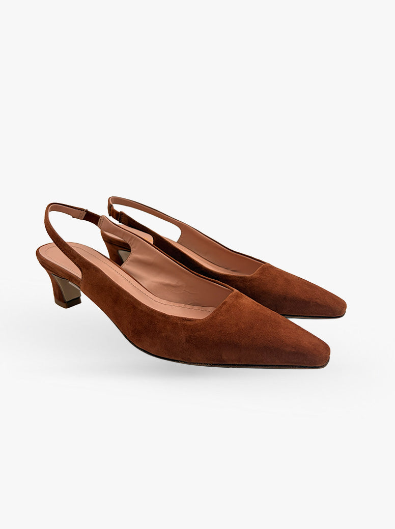 Marea caramel suede