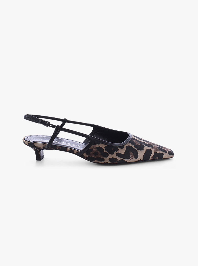 Mary leopard silk