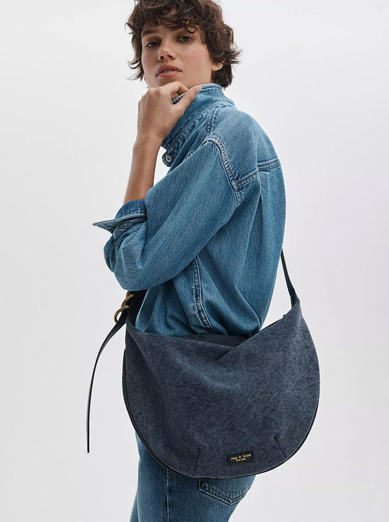 Mercer Medium Hobo midnight canvas