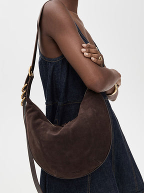Mercer Medium Hobo chocolate suede