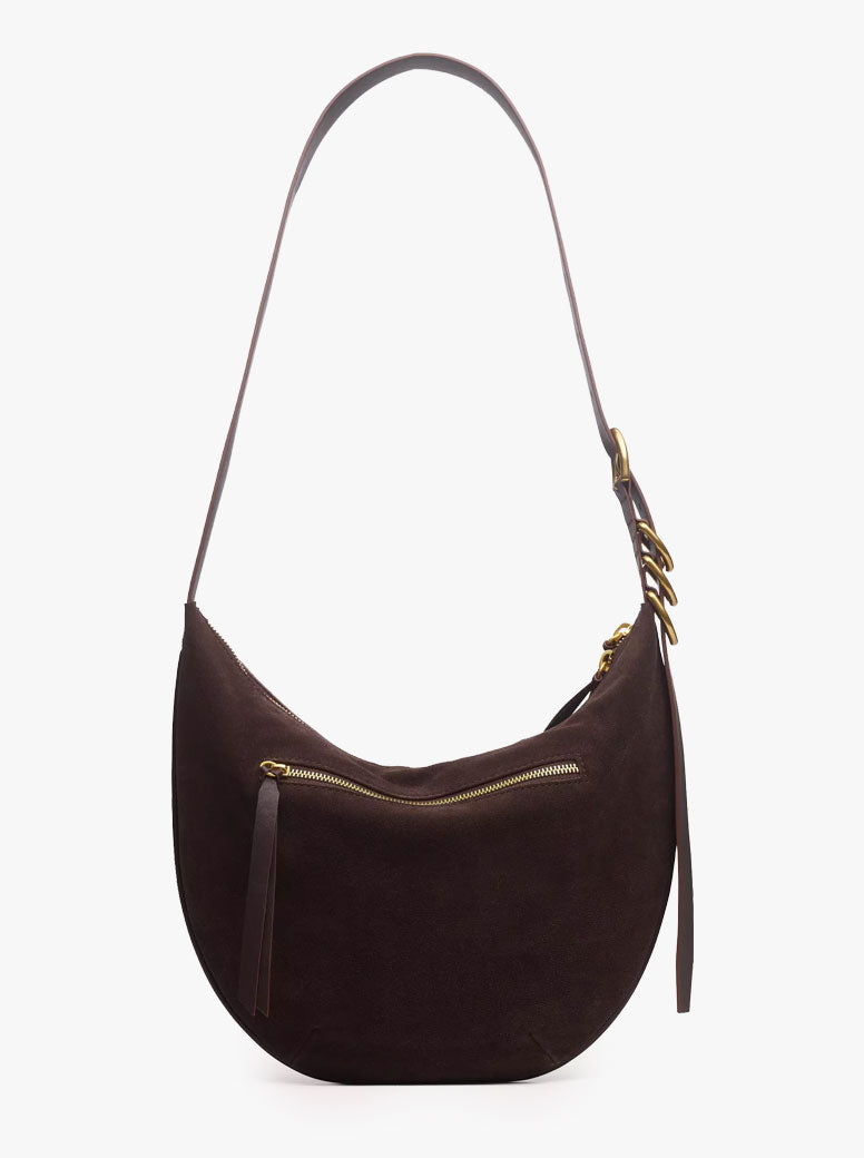 Mercer Medium Hobo chocolate suede