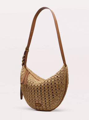 Mercer Medium Hobo raffia / tan