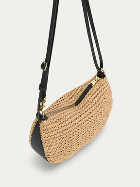Mini Sling Bag natural rafia