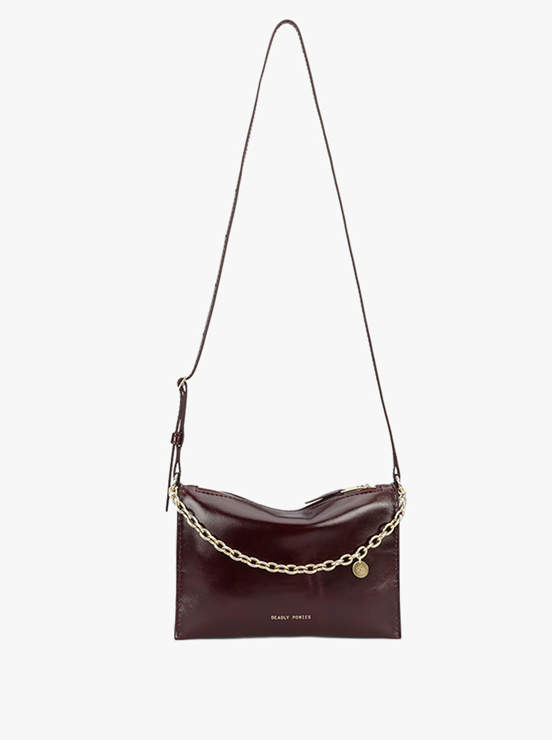Mr Minimese Crossbody dark cherry gloss