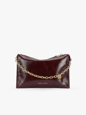 Mr Minimese Crossbody dark cherry gloss