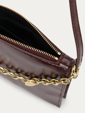 Mr Minimese Crossbody dark cherry gloss