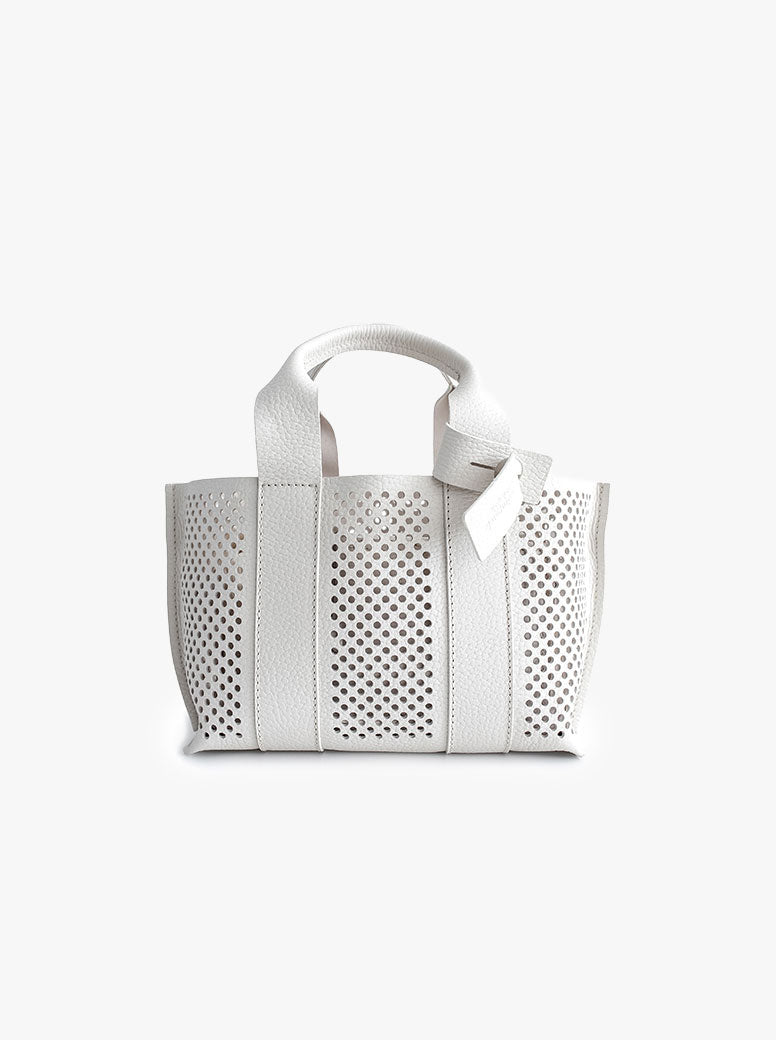 Mini Perfed Tote cream