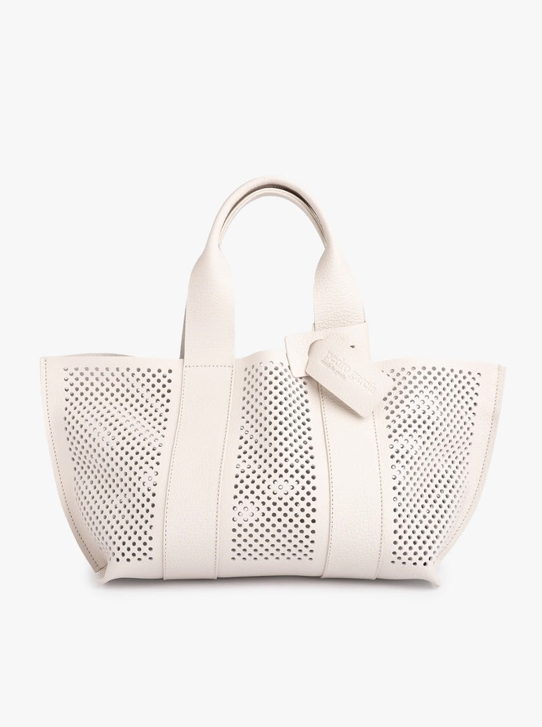 Mini Perfed Tote cream