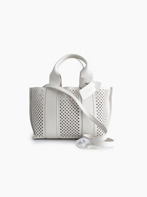 Mini Perfed Tote cream