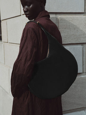 Moon Hobo black suede