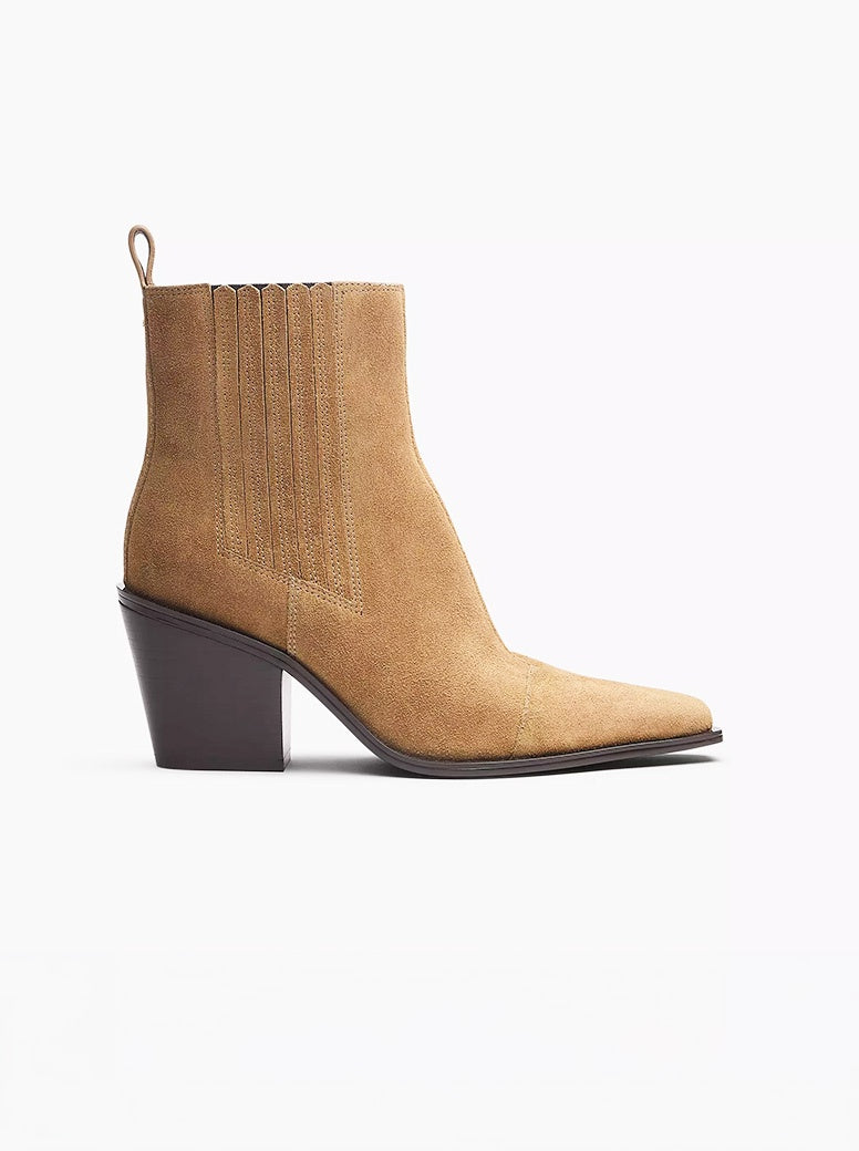 Newbury Chelsea tan suede