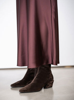 Nyla chocolate suede