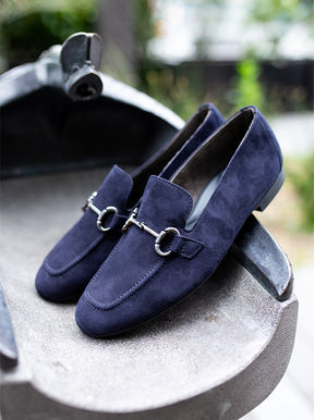 Otto navy suede