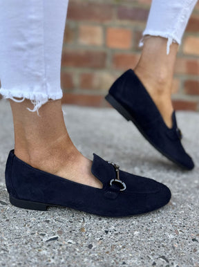 Otto navy suede