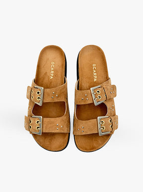 Paros almond suede