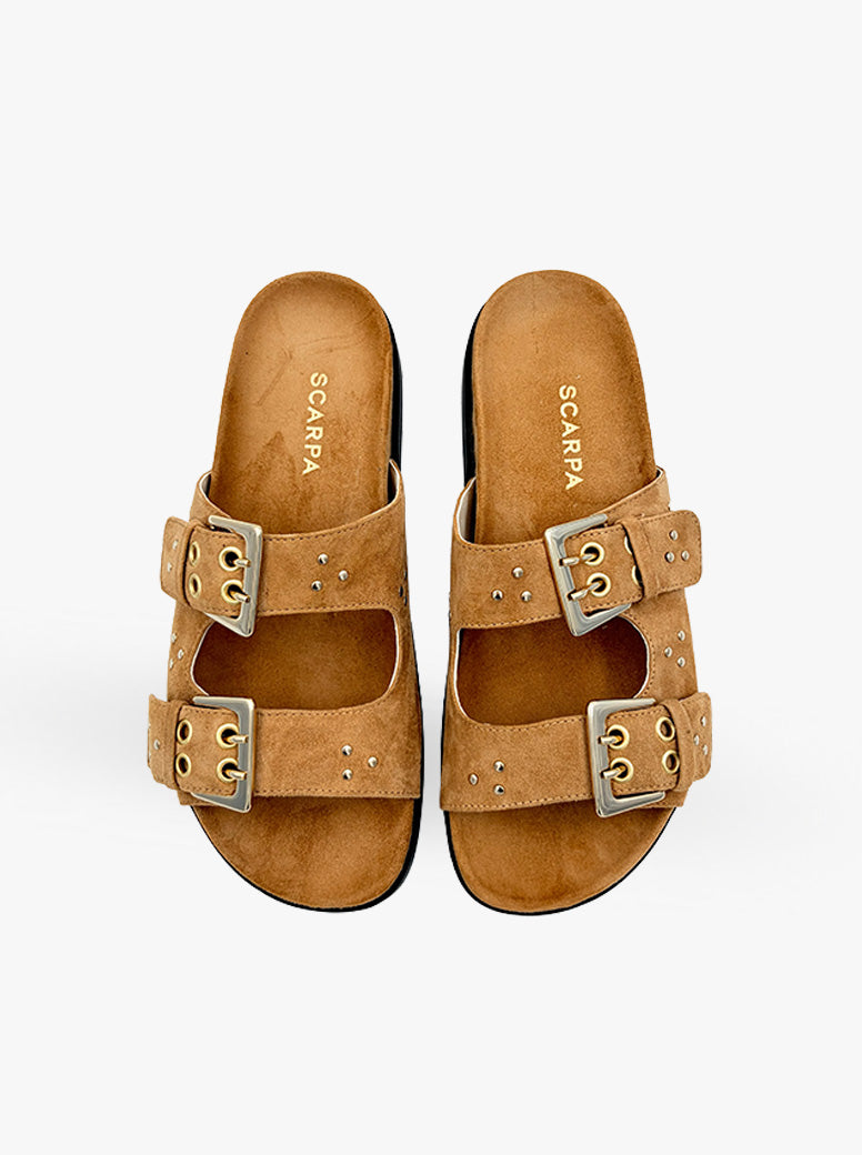 Paros almond suede