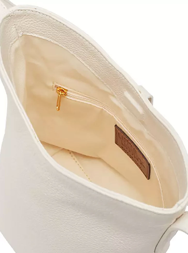 Penne Mini Bucket cream leather