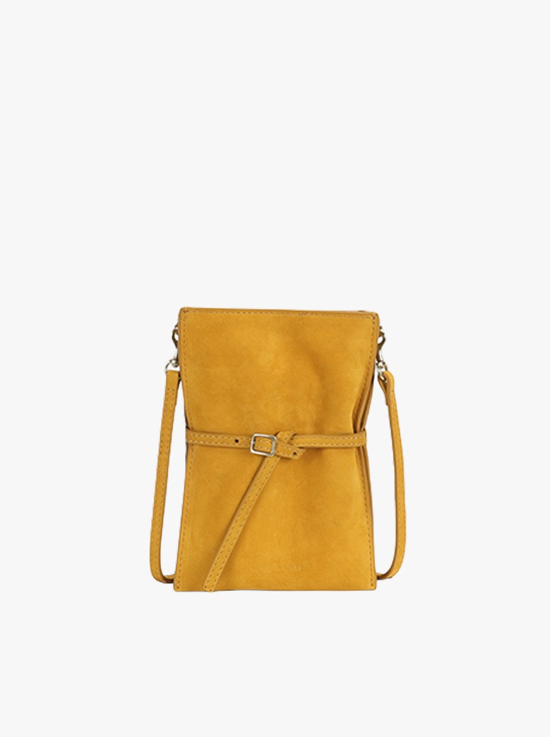 Mr Penny Pouchette sunflower nubuck